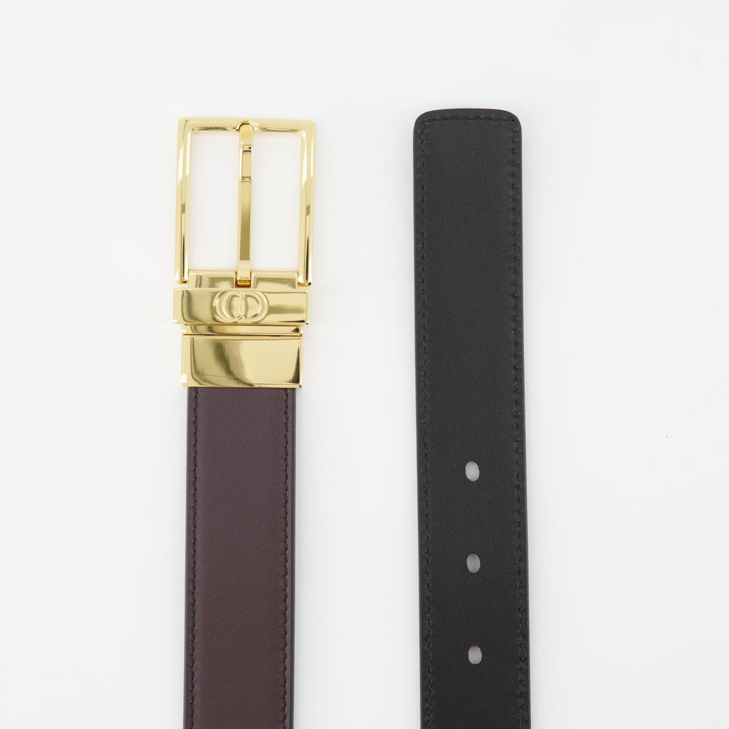Cinturones Ceinture réversible Dior Marrón Homme