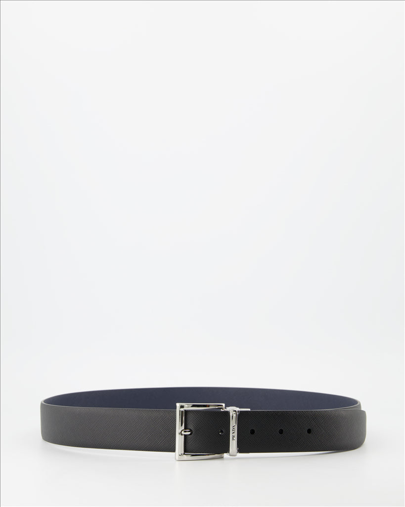 Cintos Ceinture reversible Prada Preto Homme