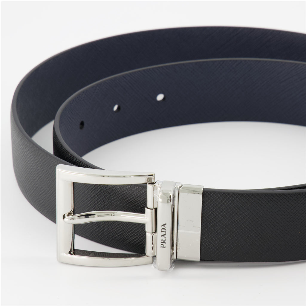 Cintos Ceinture reversible Prada Preto Homme