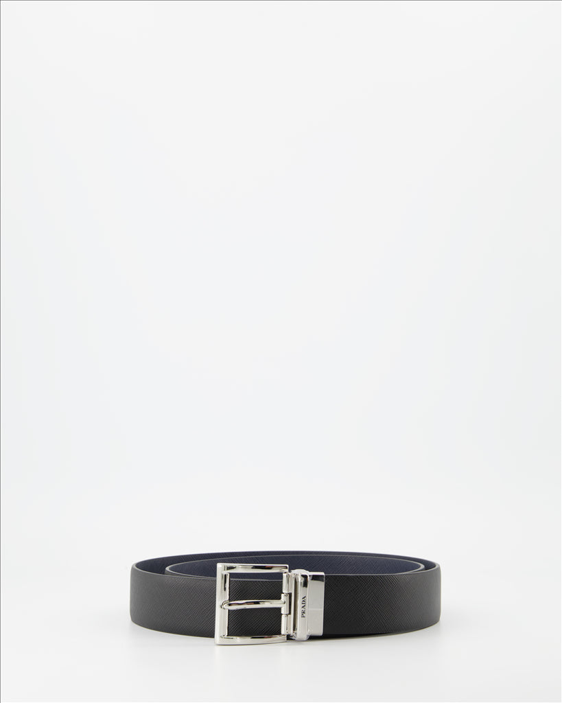 Cintos Ceinture reversible Prada Preto Homme