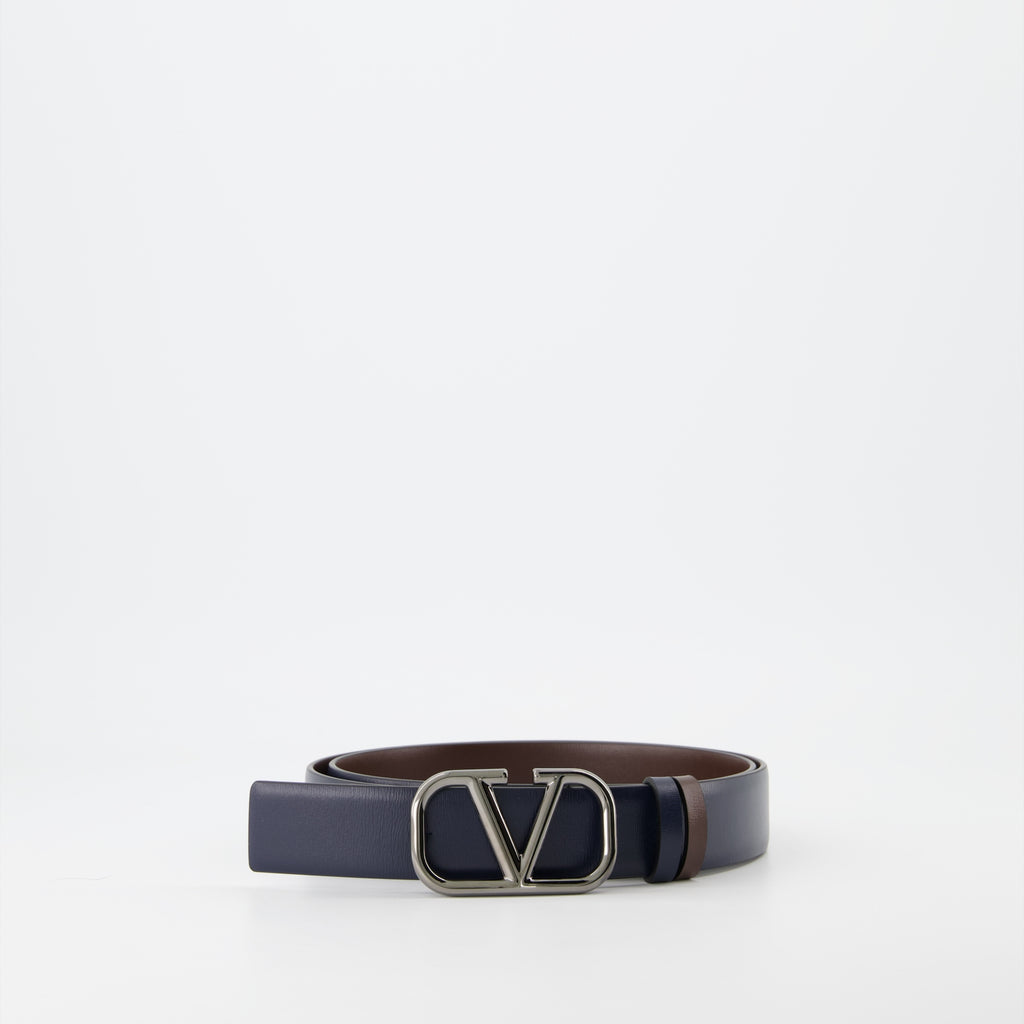 Belts VLogo reversible belt Valentino Garavani Blue Man
