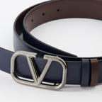 Belts VLogo reversible belt Valentino Garavani Blue Man