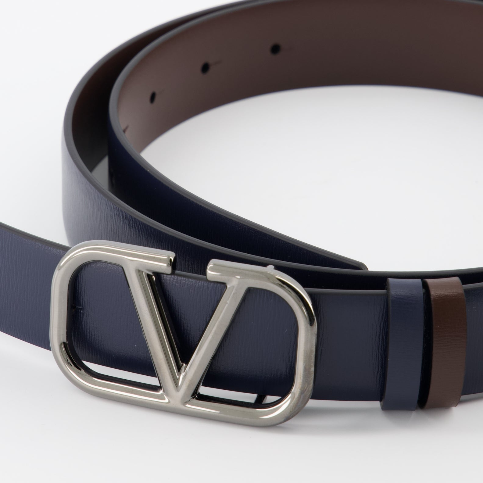Belts VLogo reversible belt Valentino Garavani Blue Man