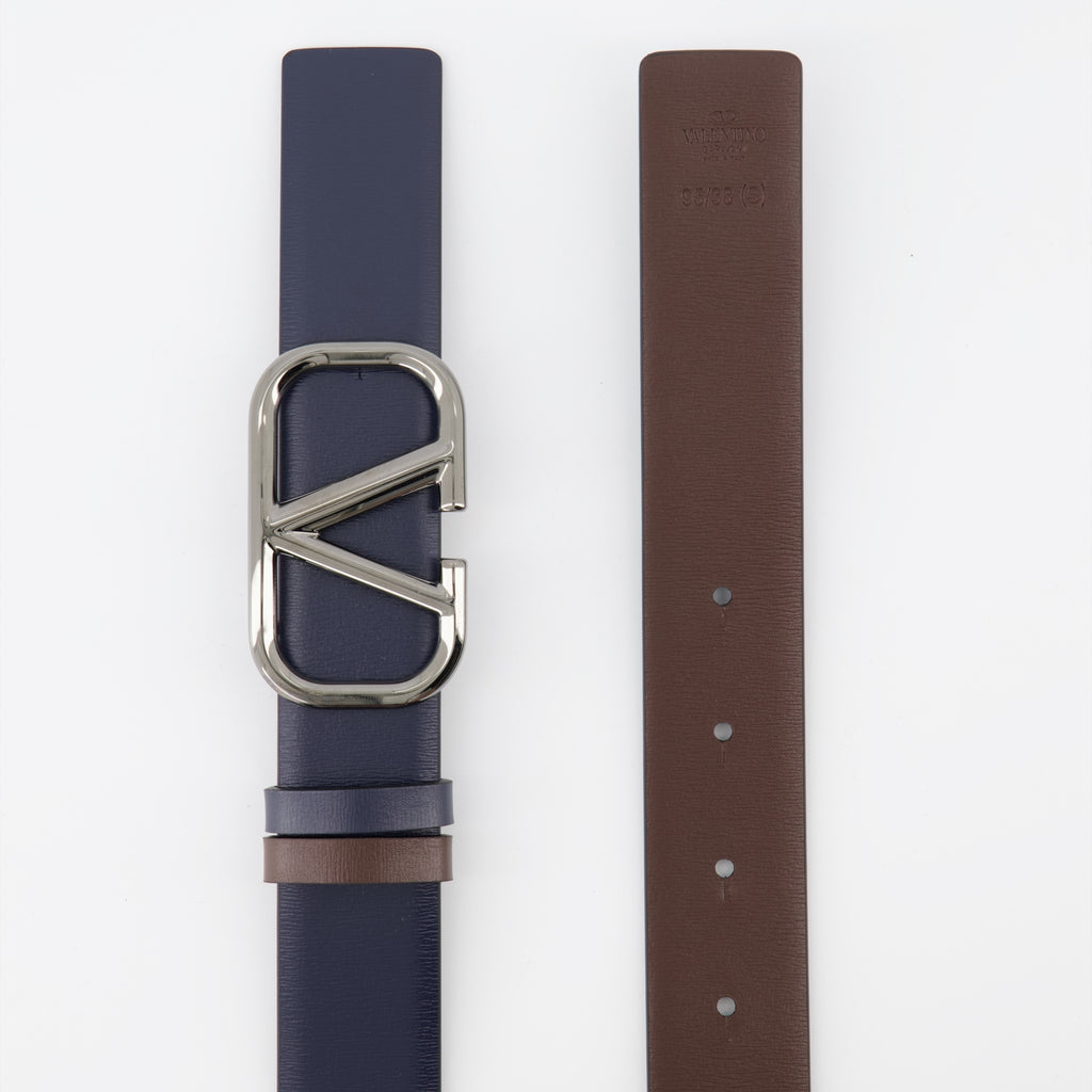 Belts VLogo reversible belt Valentino Garavani Blue Man