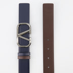 Belts VLogo reversible belt Valentino Garavani Blue Man