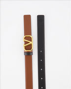 Belts VLogo reversible belt Valentino Garavani Brown Women