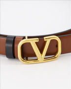 Belts VLogo reversible belt Valentino Garavani Brown Women