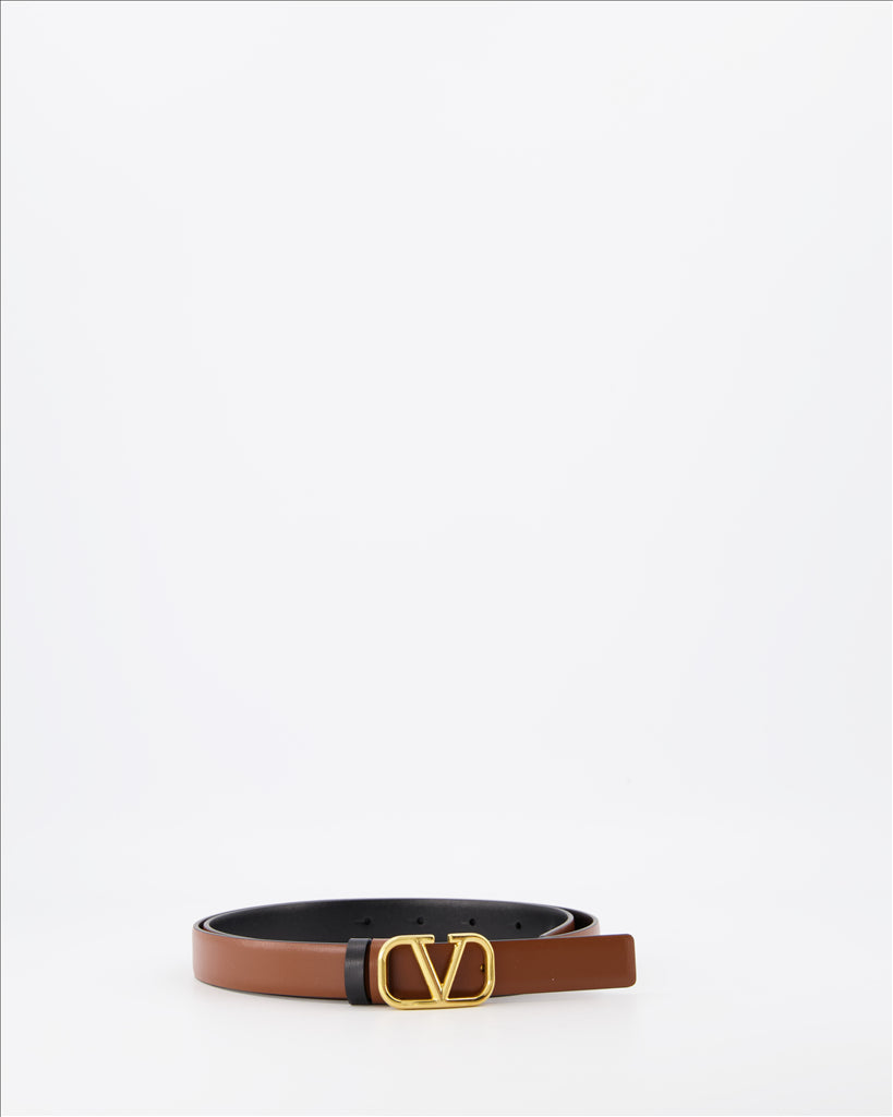 Belts VLogo reversible belt Valentino Garavani Brown Women