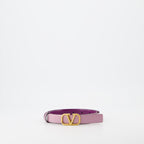 Belts VLogo reversible belt Valentino Garavani Purple Women
