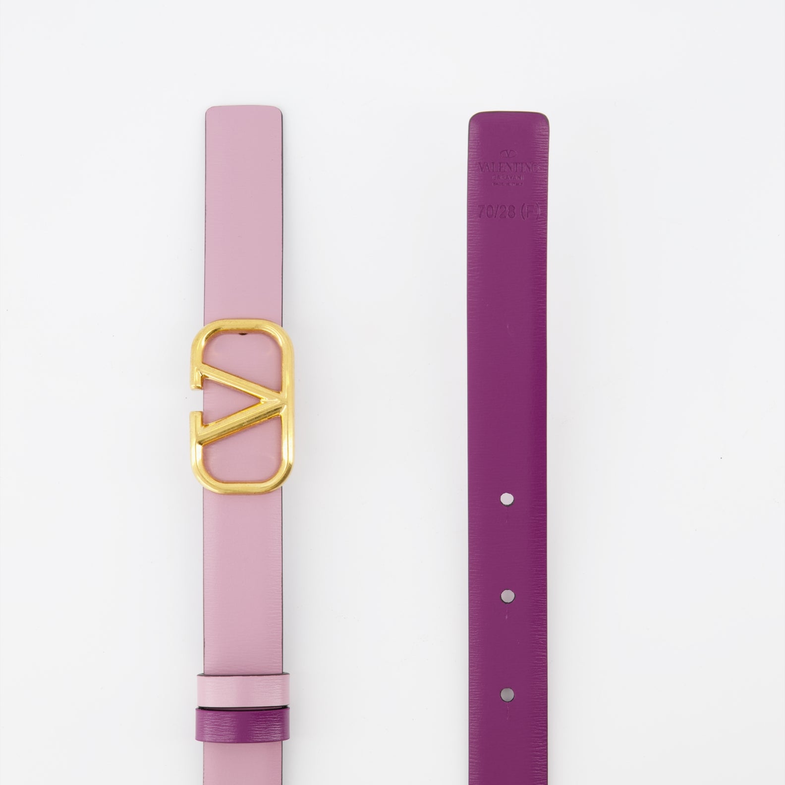 Belts VLogo reversible belt Valentino Garavani Purple Women