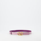 Belts VLogo reversible belt Valentino Garavani Purple Women