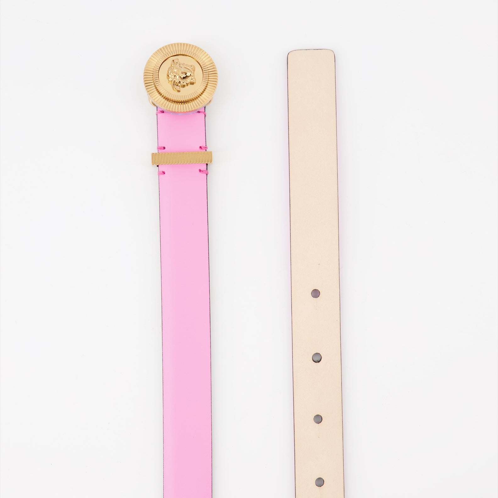 Cinturones Ceinture Medusa Versace Rosa Femme