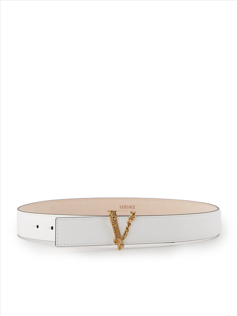 Cintos Ceinture Virtus Versace Branco Femme
