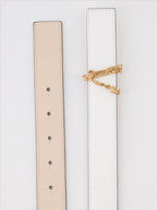 Cintos Ceinture Virtus Versace Branco Femme