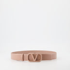 Ceinture VLogo beige rosé