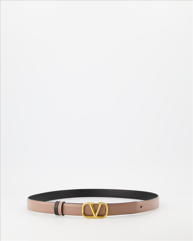 Cinture Ceinture VLogo réversible Valentino Garavani Marrone Femme