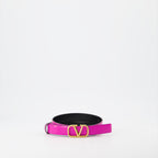 Cinture Ceinture VLogo réversible Valentino Garavani Rosa Femme