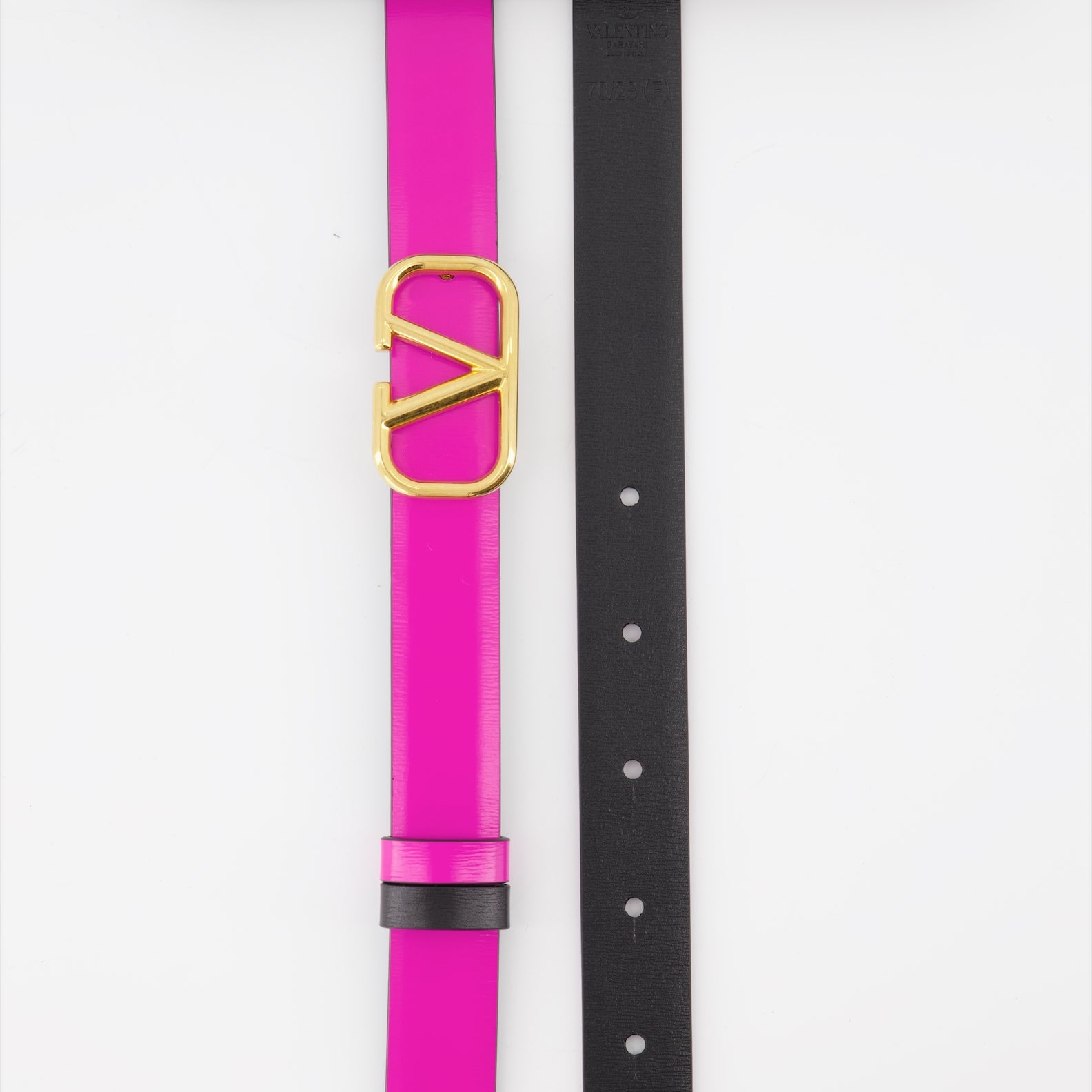 Cinture Ceinture VLogo réversible Valentino Garavani Rosa Femme