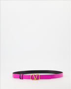 Cintos Ceinture VLogo réversible Valentino Garavani Rosa Femme