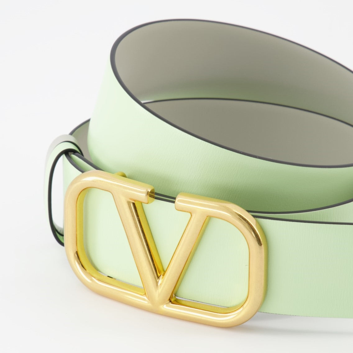 Cinture Ceinture VLogo réversible Valentino Garavani Verde Femme