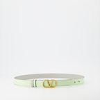 ベルト リバーシブルVロゴベルト Valentino Garavani 緑 女性