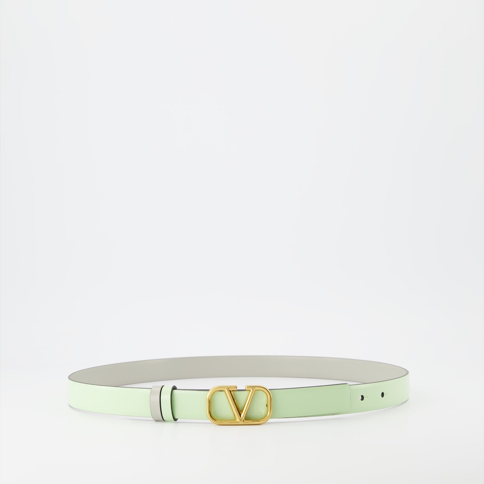 Cinture Ceinture VLogo réversible Valentino Garavani Verde Femme