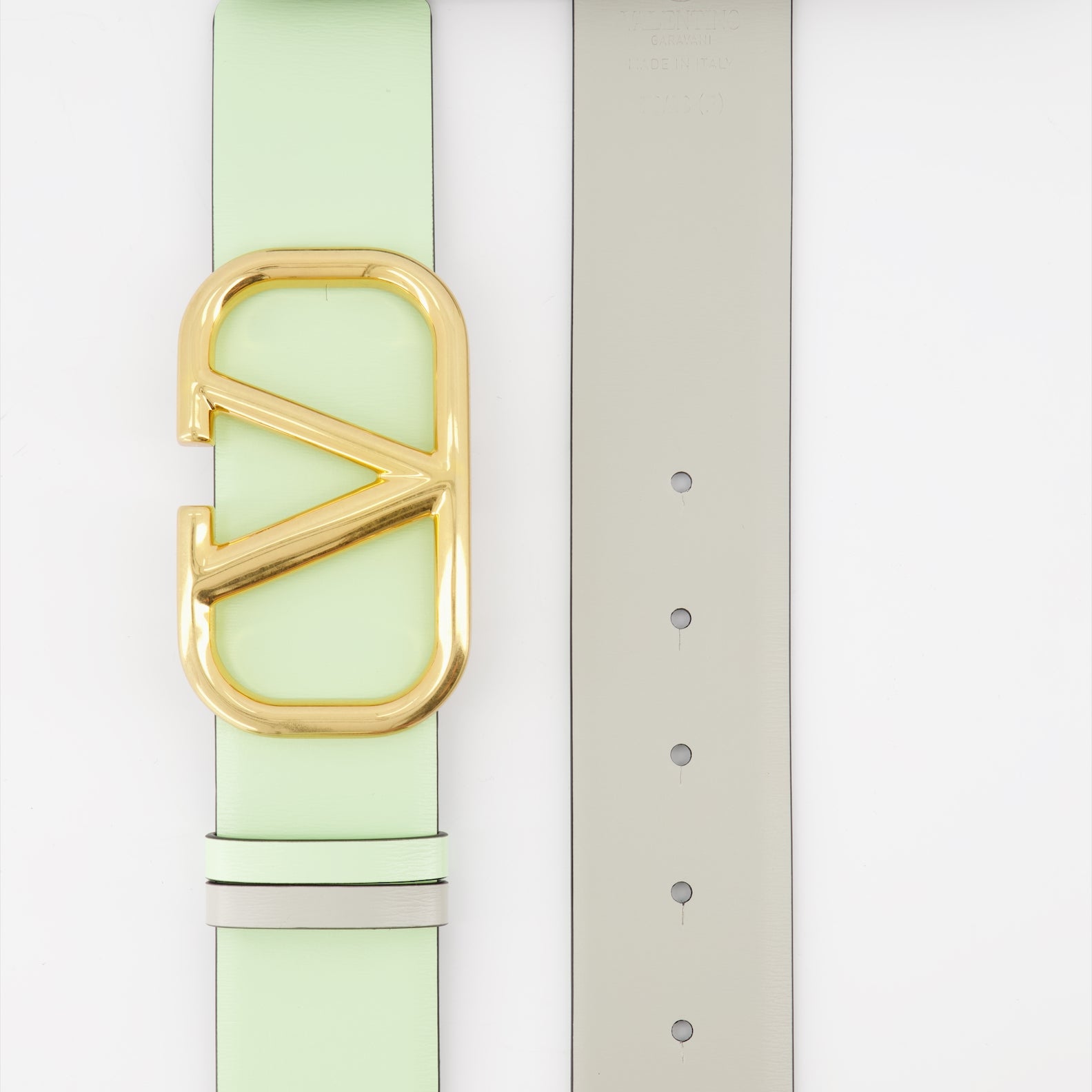 Cinture Ceinture VLogo réversible Valentino Garavani Verde Femme