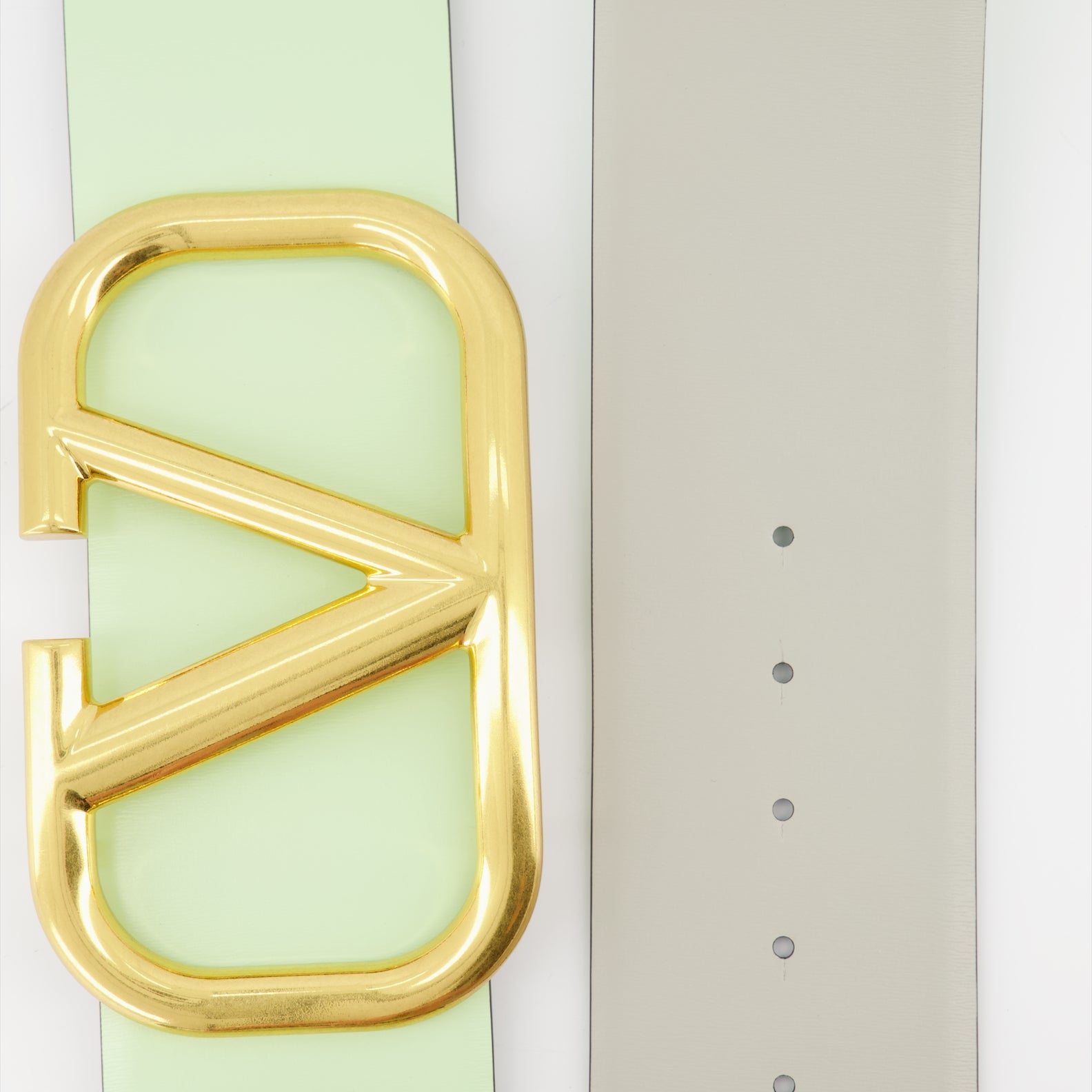 Cinture Ceinture VLogo réversible Valentino Garavani Verde Femme