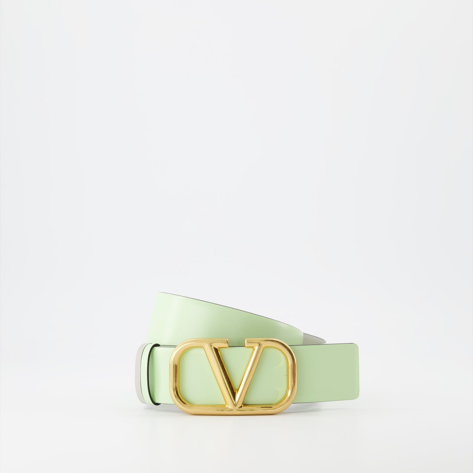 Cinture Ceinture VLogo réversible Valentino Garavani Verde Femme