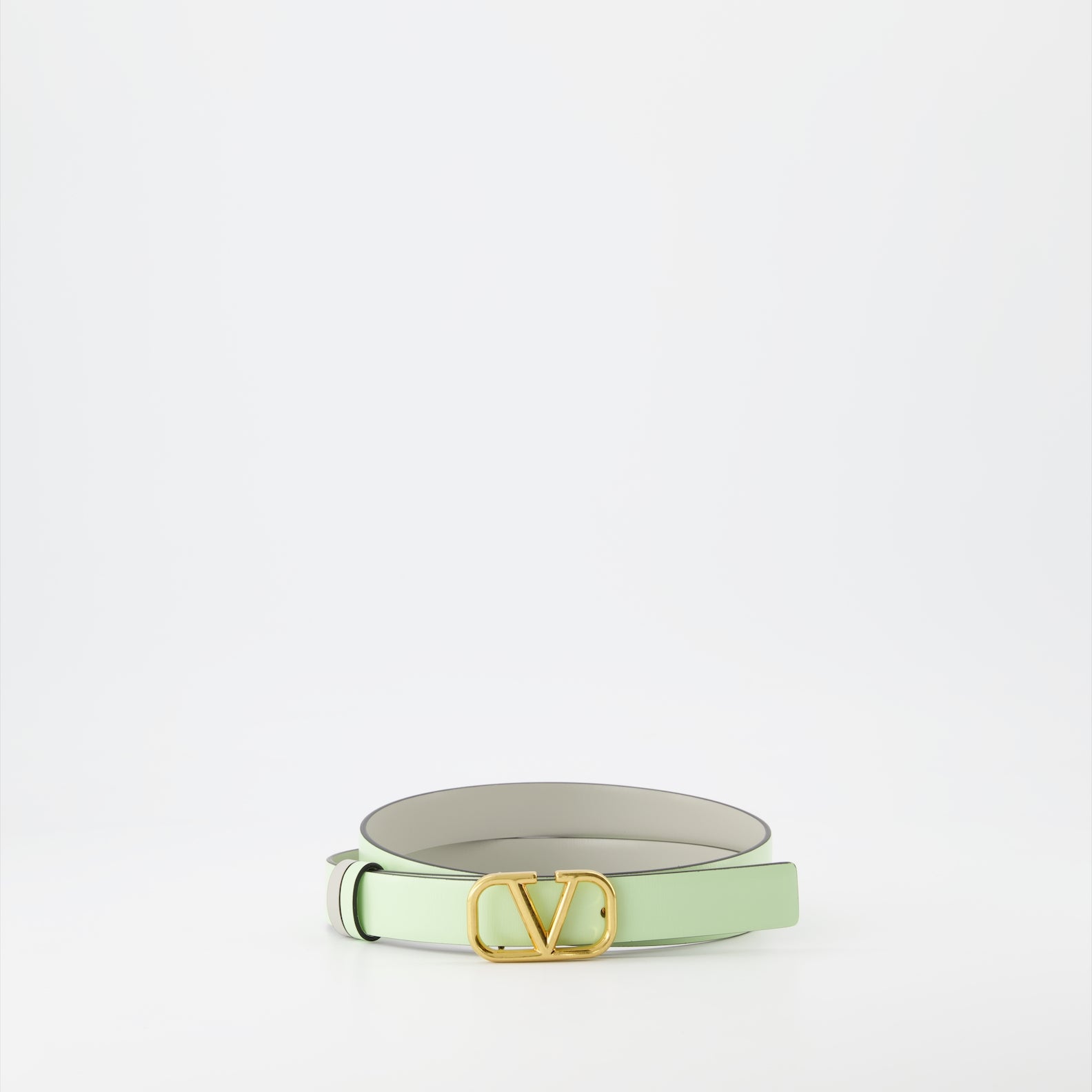 Cinture Ceinture VLogo réversible Valentino Garavani Verde Femme