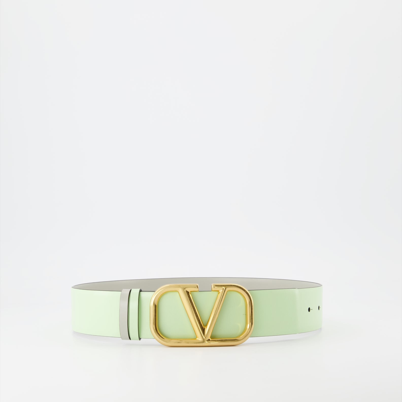 Cinture Ceinture VLogo réversible Valentino Garavani Verde Femme