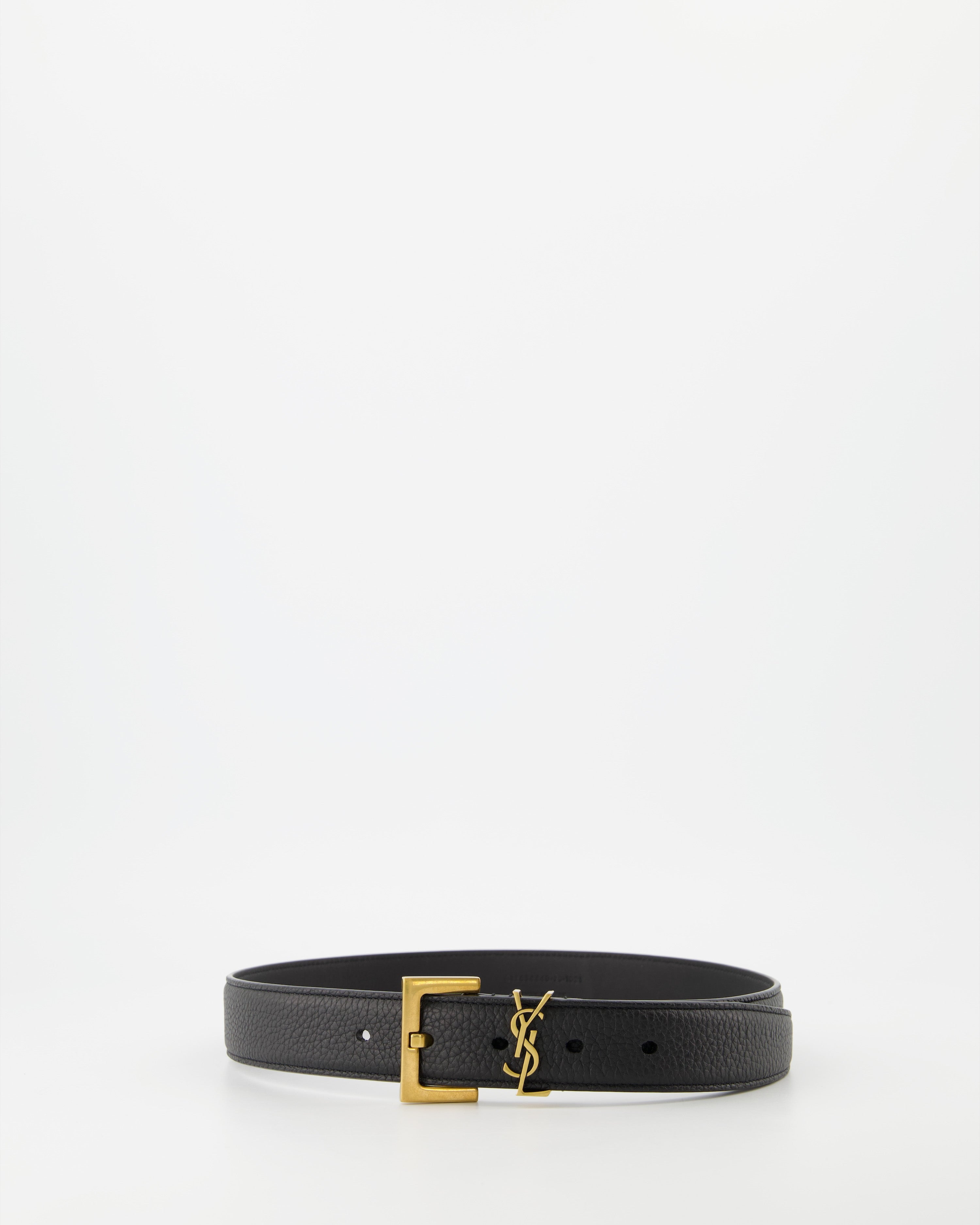 Cinture Ceinture YSL Saint Laurent Nero Homme