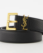 Belts YSL belt Saint Laurent Black Man