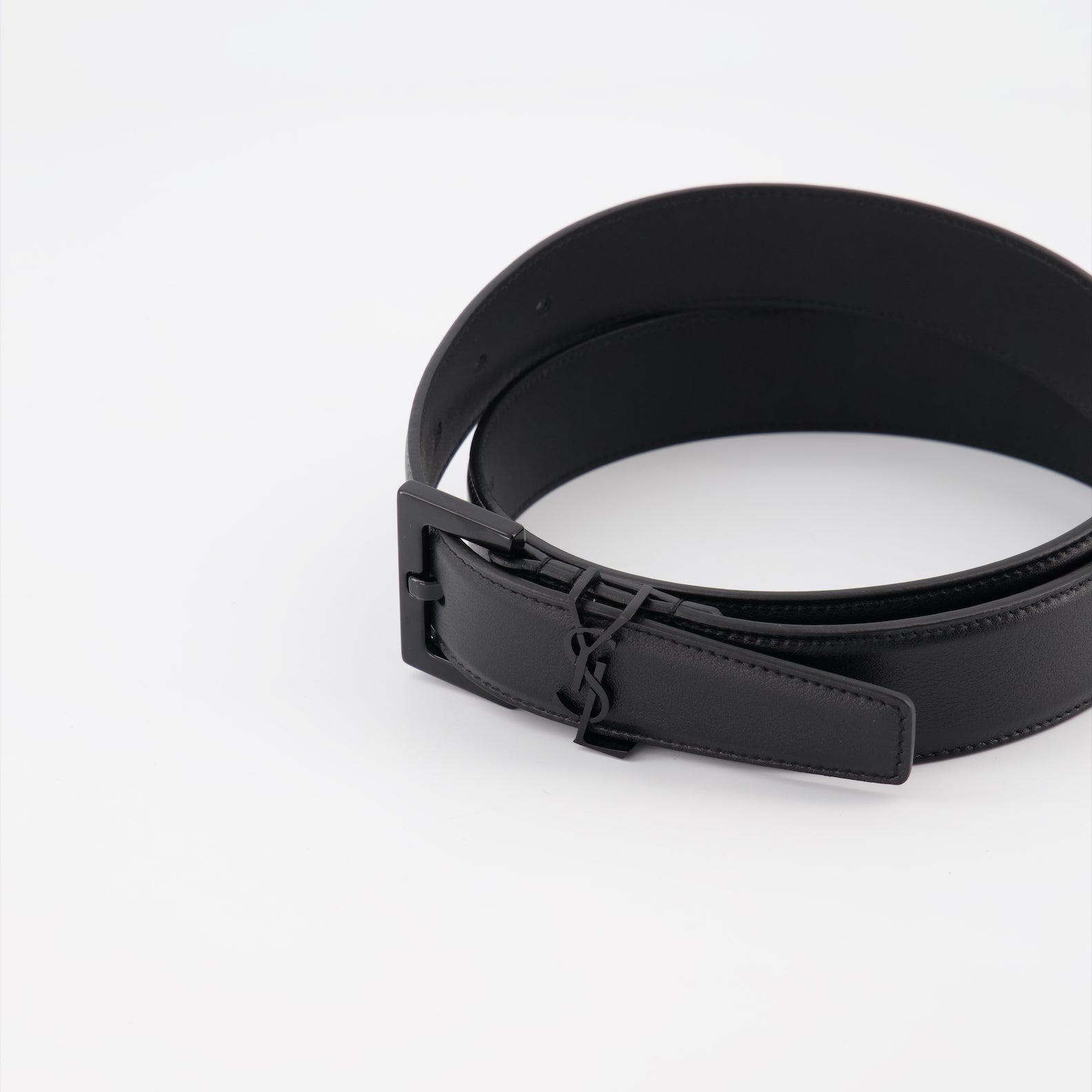Cinture Ceinture YSL Saint Laurent Nero Homme