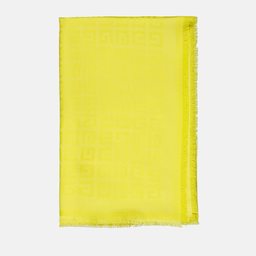 Sciarpe e guanti Châle 4G quadrato Givenchy Giallo Femme