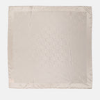 Sciarpe e guanti Châle en soie VLogo Signature Valentino Garavani Beige Femme