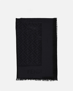 Bufandas y guantes FF Shawl Fendi Negro Femme