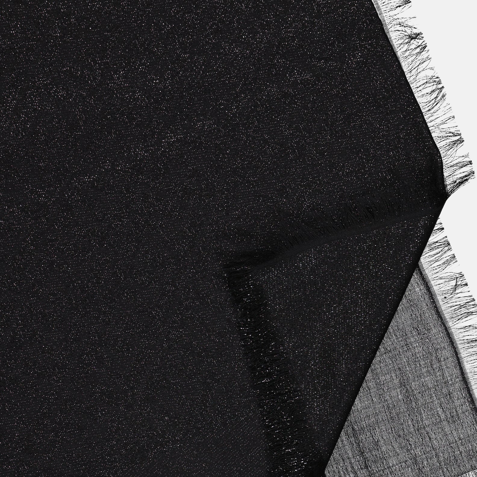 Bufandas y guantes Châle FF en lurex Fendi Negro Femme