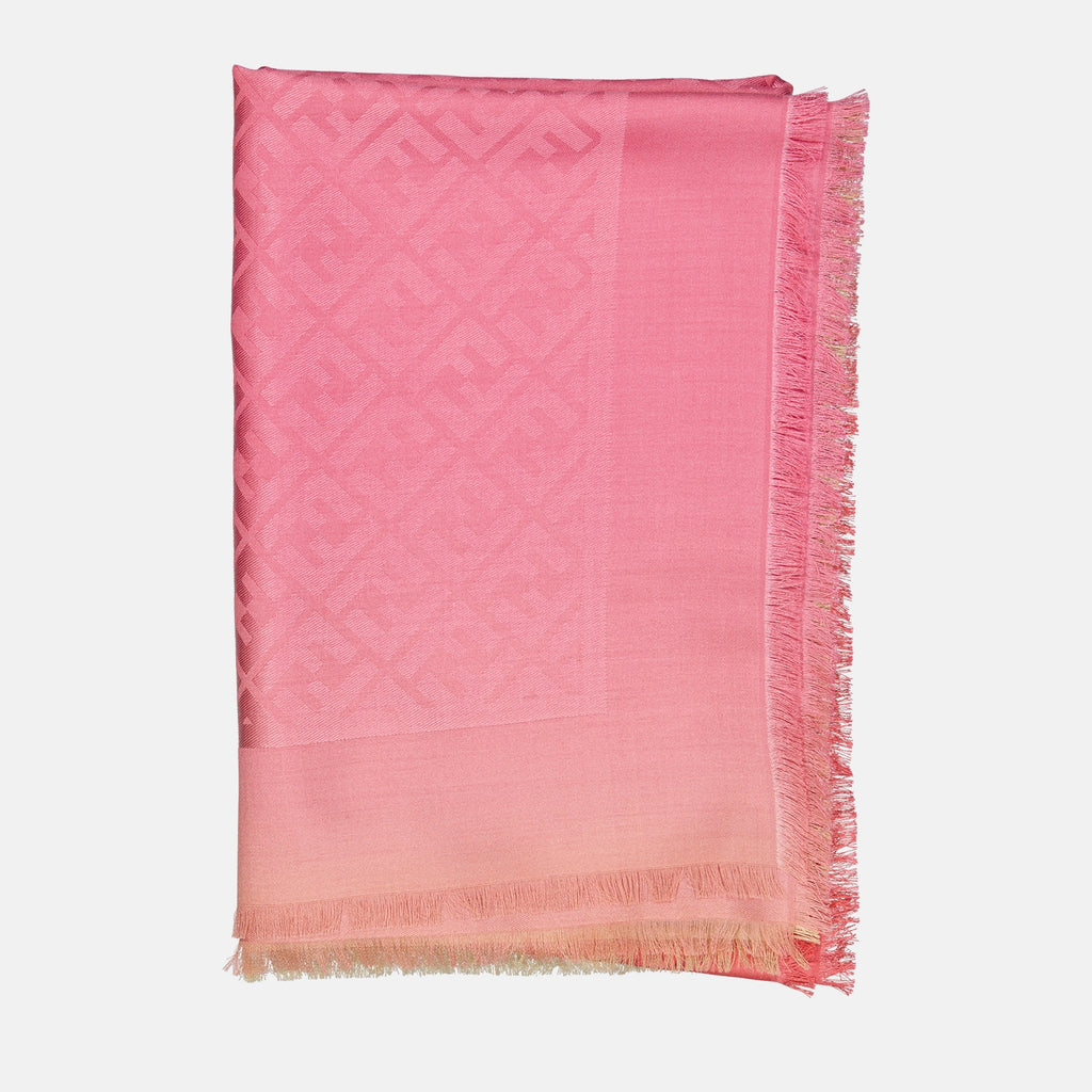 Sciarpe e guanti Châle FF Fendi Rosa Femme