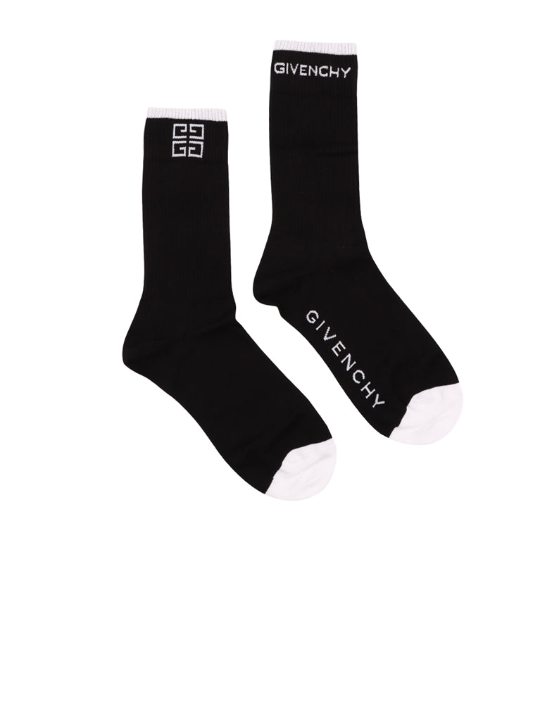 Pequeños artículos de cuero Chaussettes 4G Givenchy Negro Homme
