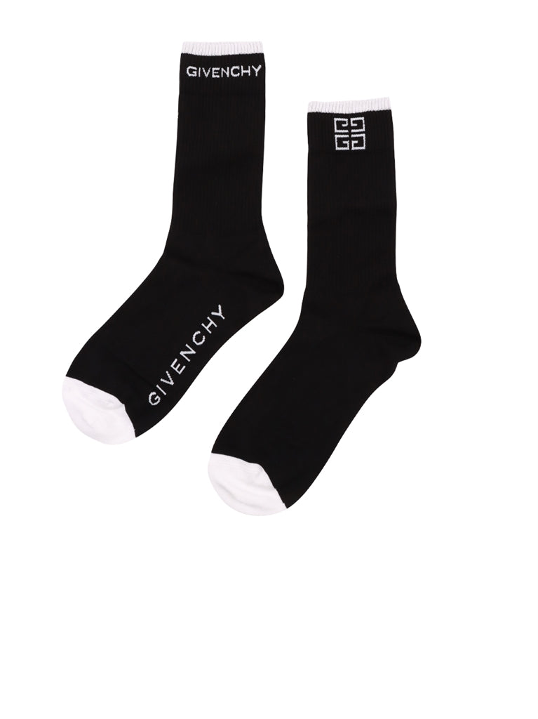 Pequeños artículos de cuero Chaussettes 4G Givenchy Negro Homme