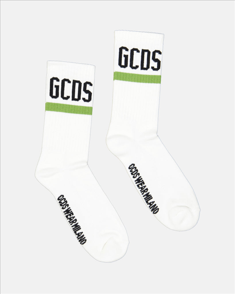 Ropa interior y homewear Chaussettes à logo GCDS Verde Femme