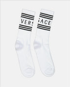 Ropa interior y homewear Chaussettes à logo Versace Blanco Femme