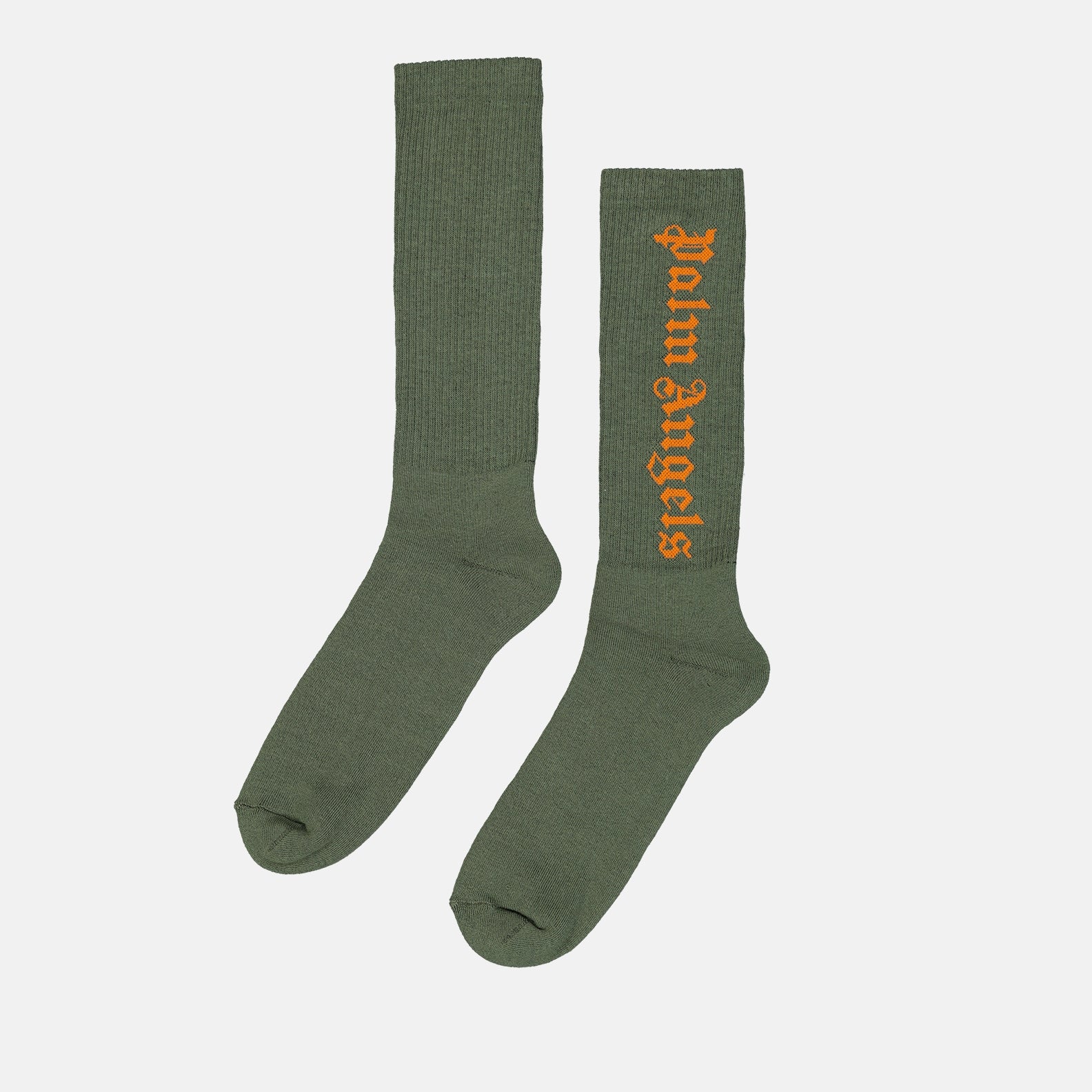 Ropa interior y homewear Chaussettes à logo Palm Angels Verde Homme
