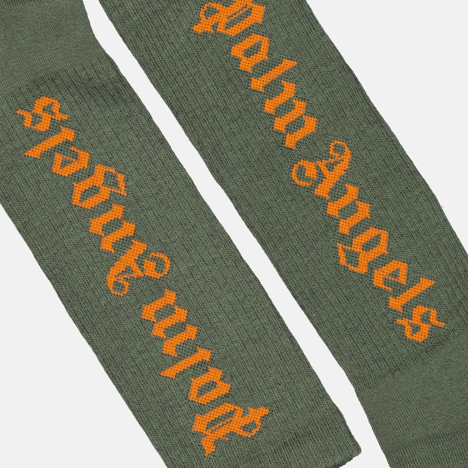 Ropa interior y homewear Chaussettes à logo Palm Angels Verde Homme