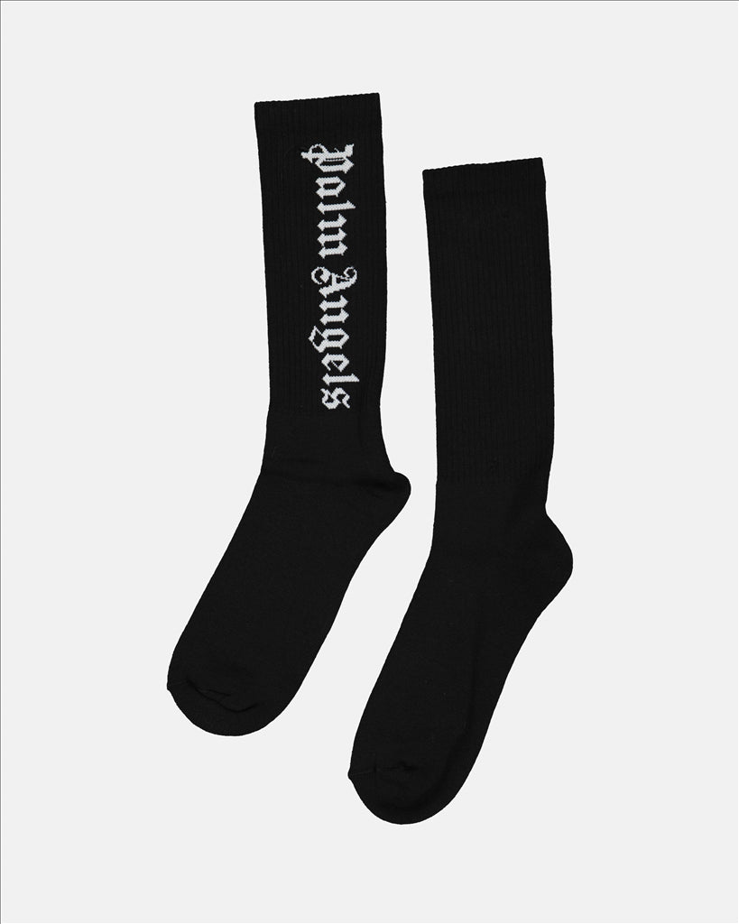 Ropa interior y homewear Chaussettes à logo Palm Angels Negro Homme