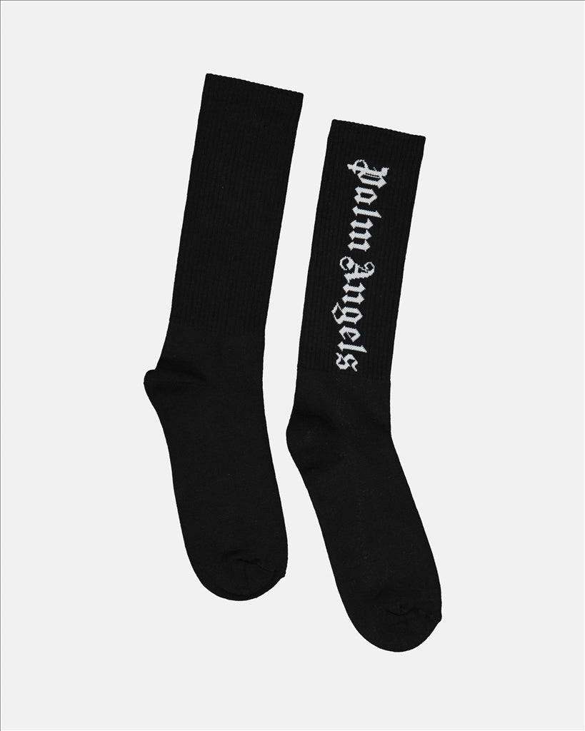 Ropa interior y homewear Chaussettes à logo Palm Angels Negro Homme