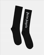 Ropa interior y homewear Chaussettes à logo Palm Angels Negro Homme