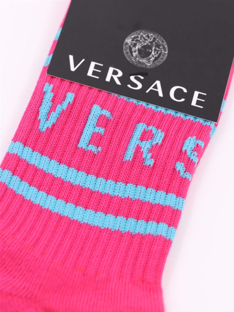Clothing Athletic Socks Versace Pink Kids