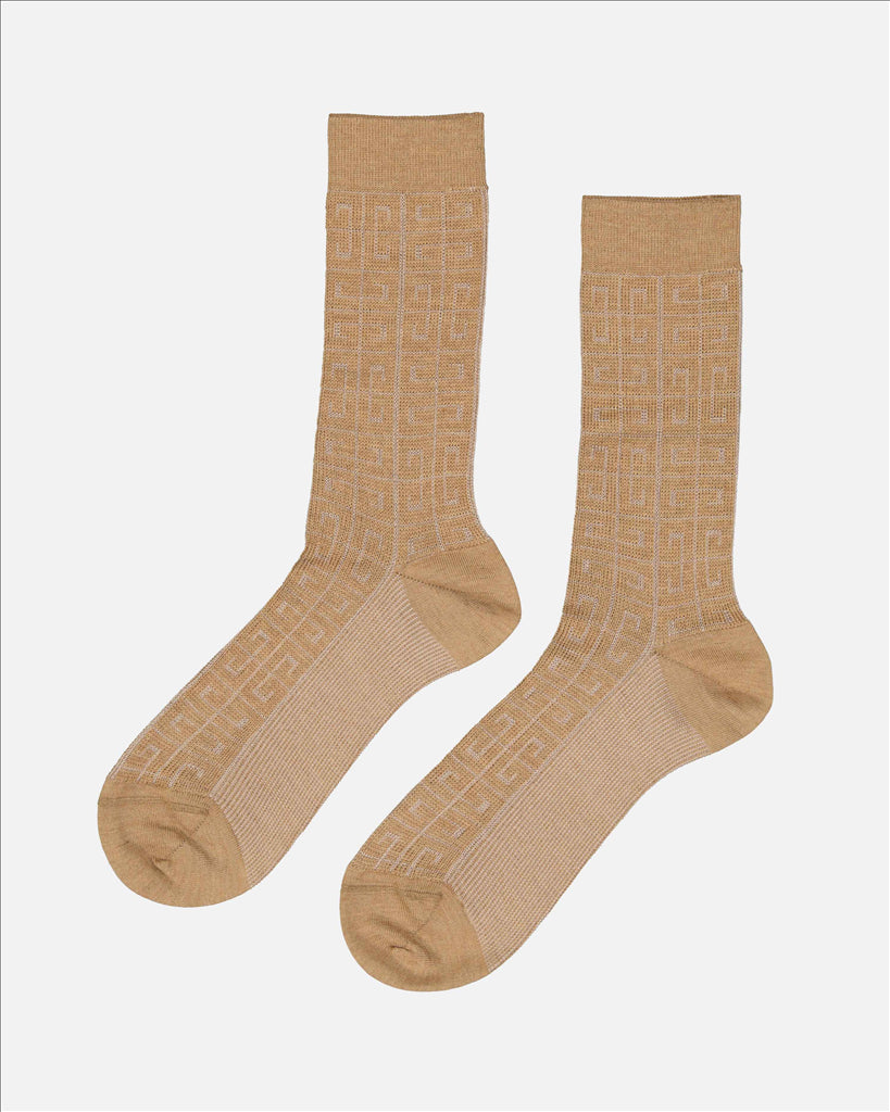 Ropa interior y homewear Chaussettes 4G Givenchy Beige Homme